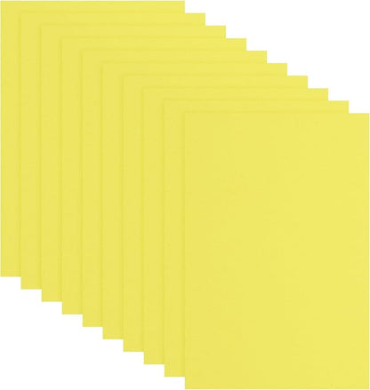 uxcell 10 Pcs Yellow EVA A4 Foam Sheets Crafts, 12 x 8 Inch Foam Paper by uxcell