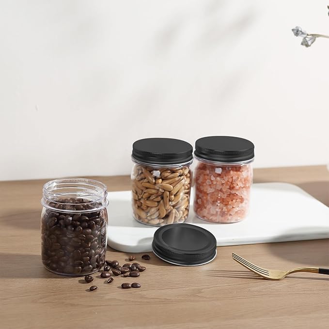 novelinks 8 oz Clear Plastic Jars - Image 6