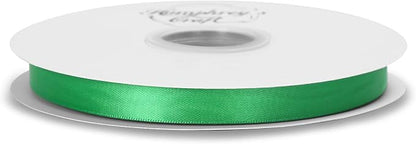 Humphrey's Craft 1/2 Inch Fern Green Double Faced Satin Ribbon - Image 3