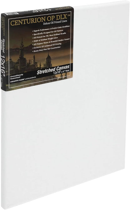Centurion Deluxe Professional Oil Primed Linen Stretched Canvas, 11oz Linen - Image 2