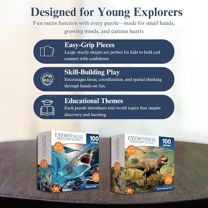 Eyewitness Discovery Puzzle Endangered Species, 100 Piece Jigsaw - Image 6