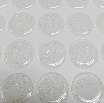 100-Piece Epoxy Resin Dome Stickers – Self-Adhesive Dots - Image 2