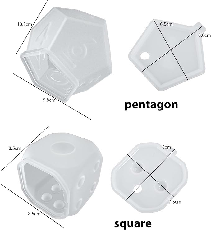 4 Pack Resin Mold Set - Image 5