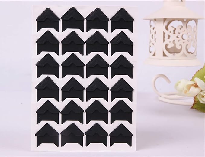 10 Sheet Photo Corners Self Adhesive PVC Paper Photo Foto Corner Stickers - Image 5