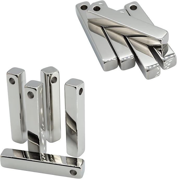 StayMax Rectangle Bar Engraving Blanks Stainless Steel Engraving Blank 10 Pack by StayMax