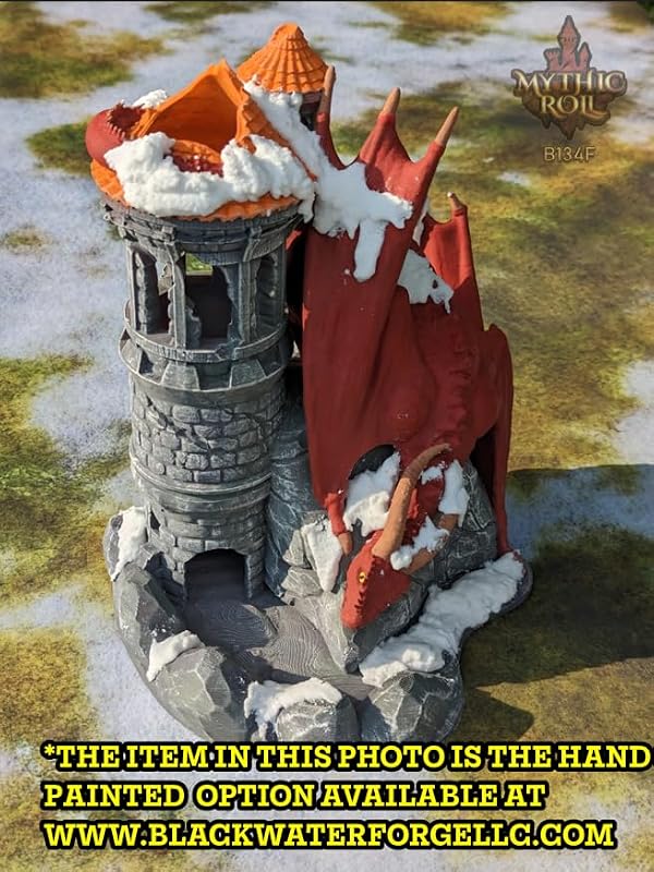 Dragon 3D Printed Dice Tower - Image 3