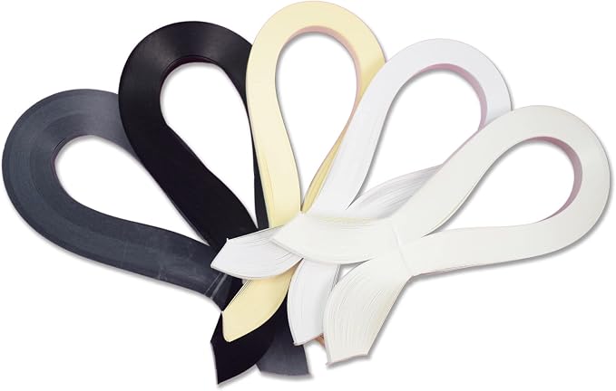 CrafTreat Grey Quilling Paper Strips - Image 2