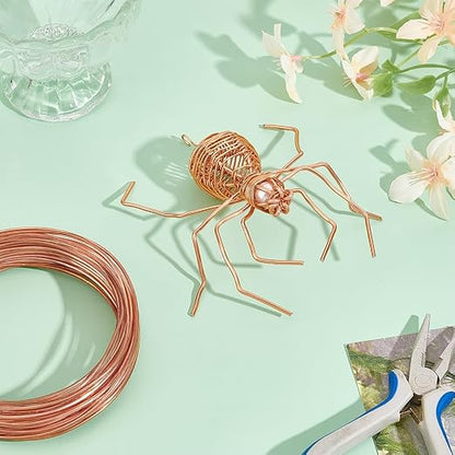 BENECREAT 32.81 Feet Solid Copper Wire, 14 Gauge Round Soft Pure Wire - Image 5