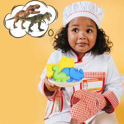 2 Pack 3D Cute Dinosaur Silicone Molds 12 Cavity Dinosaur Themed Baking Mould - Image 6