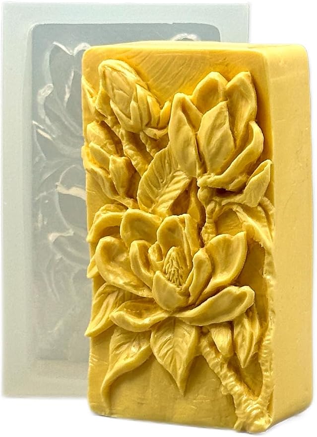 Magnolia Silicone Mold for SOAP Making, Resin and Other Crafts Flower - Image 5