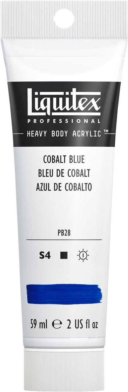 Liquitex Professional Heavy Body Acrylic Paint, 2-oz Tube, Cobalt Blue by Liquitex
