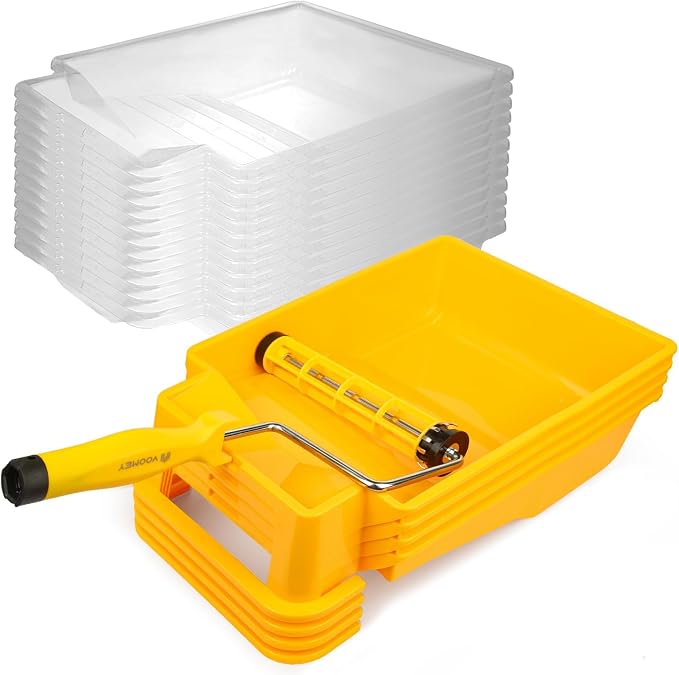 VOOMEY 9 Inch Foot-Operated Paint Tray，Paint Roller Frame by VOOMEY