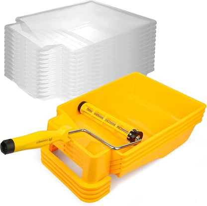 VOOMEY 9 Inch Foot-Operated Paint Tray，Paint Roller Frame by VOOMEY