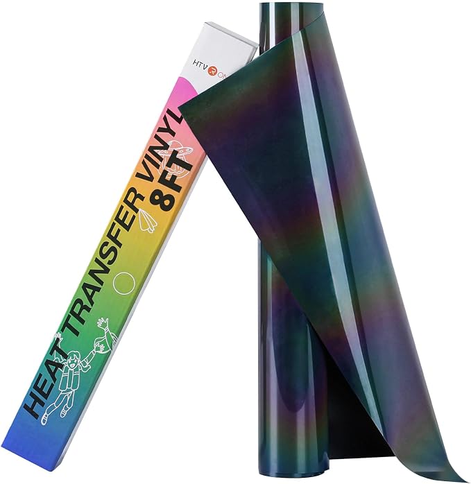 HTVRONT Reflective HTV Heat Transfer Vinyl Roll by HTVRONT