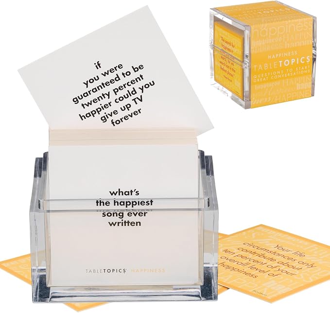 TableTopics Happiness Question Card Game - Image 3
