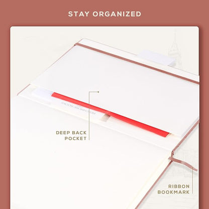 Beechmore Books A3 Sketchbook – 11.7x16.5 Premium Vegan Leather Bound Extra - Image 4
