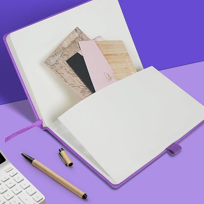 4 Pack Lined Journal Notebooks for Work, A5 Size 100 GSM Thick Paper, Classic - Image 5
