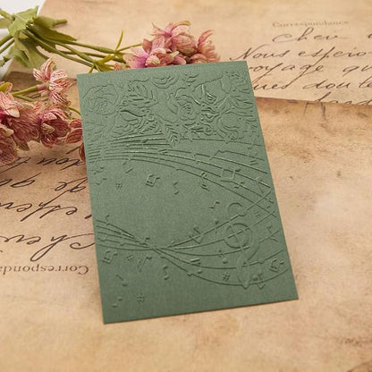 6Pcs Plastic Embossing Folders for Card Making Embossing Machine Template Mold - Image 8