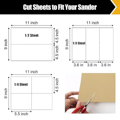 220 Grit Sandpaper, Sandpaper Assortment Sandpaper - Image 5