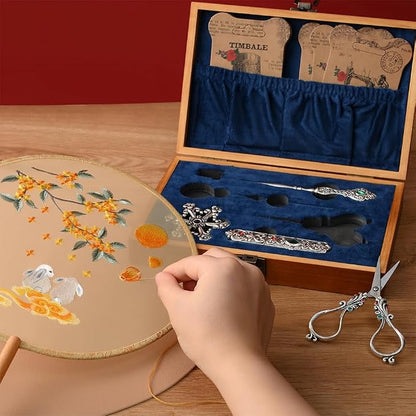 NOTIONSLAND Vintage Embroidery Scissors Kit, Stainless Steel Sewing Tools - Image 5