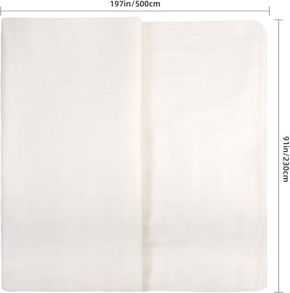 Cheesecloth, Reusable and Breathable, Unbleached Cotton Fine Mesh Weave - Image 3