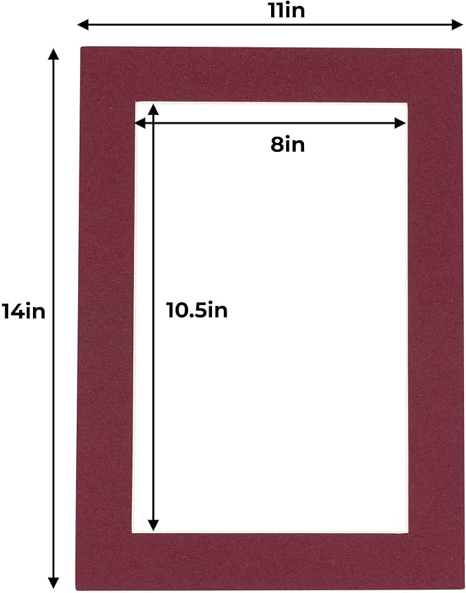 11x14 Mat for 8.5x11 Photo - Image 3