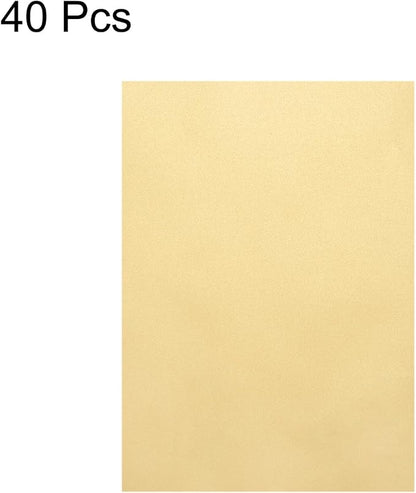 MECCANIXITY Colored Vellum Paper, 40 Sheet Orange Yellow Transparency 11.7 x - Image 3