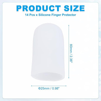 PATIKIL Gel Finger Cots 2"x0.79" - Image 2