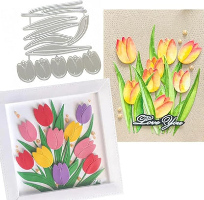Cutting Dies Metal Stencils Scrapbooking Tools Flowers Lace Frame DIY Embossing by AMMSOCHY