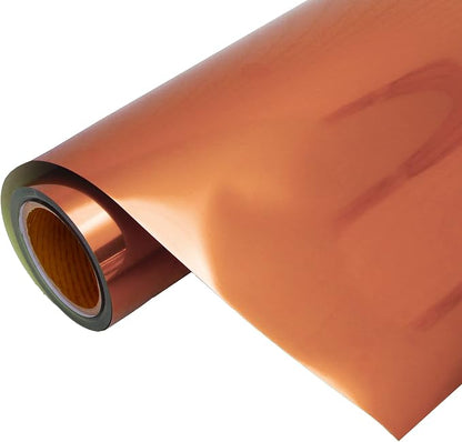 10 Yard x 20" Wide Roll Threadart Metallic Orange Heat Transfer Vinyl Film | by ThreadArt