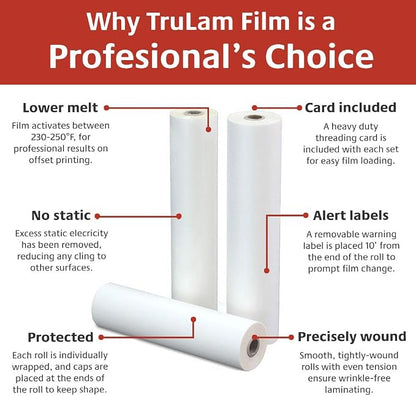 TRULAM - PRO Grade Roll Laminating Film - 3 Mil - 43 inch x 250 feet - Clear - Image 6