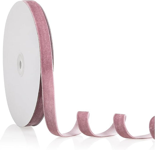 5/8" X 20 Yards Lavender Velvet Ribbon by Bomybaw