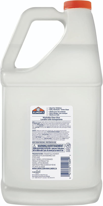 Elmers Clear Liquid School Slime & Craft Glue Premium 1 GlueGallon - Image 8