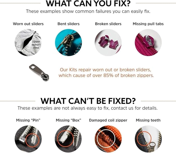 AKTIOIN Metal Zipper Repair Kit - Image 6