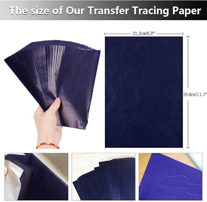 100 Sheets Carbon Transfer Paper, Canvas and Other Art Surfaces - Image 3