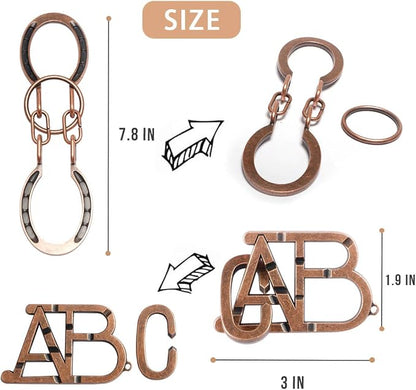 Fun Metal Brain Teaser Puzzle Games - Image 4