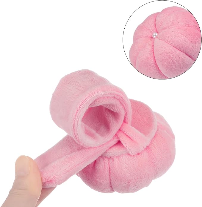 HARFINGTON Wrist Pin Cushions Band Sewing Needle Cushion Needle Holder - Image 4