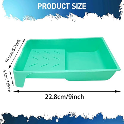 4 Inch Paint Tray, 25 Pack Plastic Paint Tray Kit, Heavy Duty Paint Roller Tray - Image 3