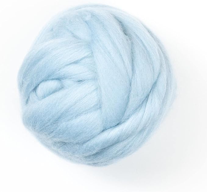 Kondoos Colored Natural Wool roving, 8 OZ. Best Wool by Kondoosnaturalfibers