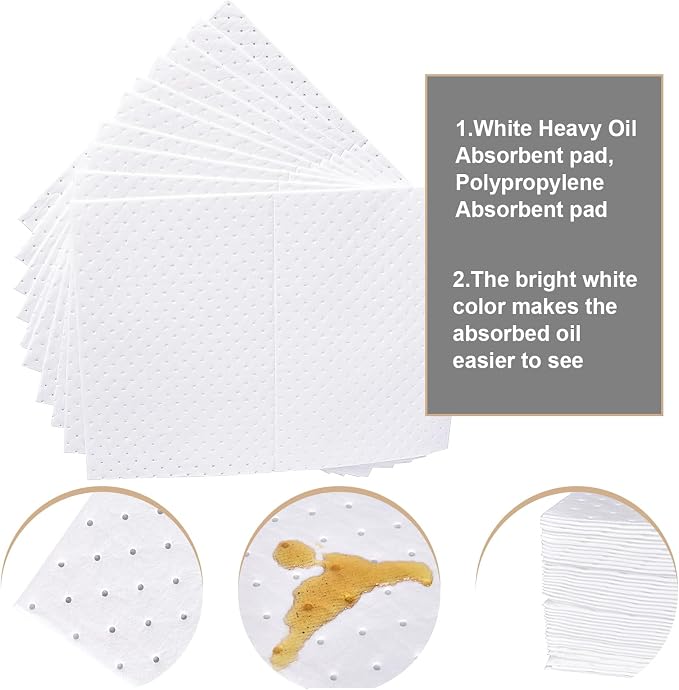 PONO 200 Pcs Oil Absorbent Pads, Used - Image 2