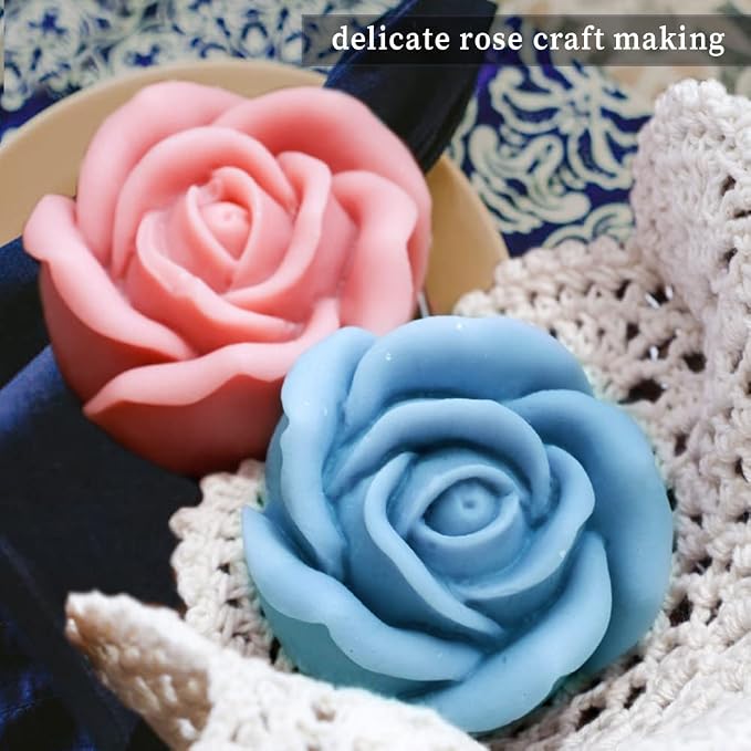 3D Rose Silicone Molds, Bloom Flower Silicone Fondant Mold - Image 2