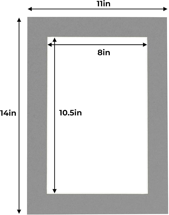 11x14 Mat for 8.5x11 Photo - Image 3