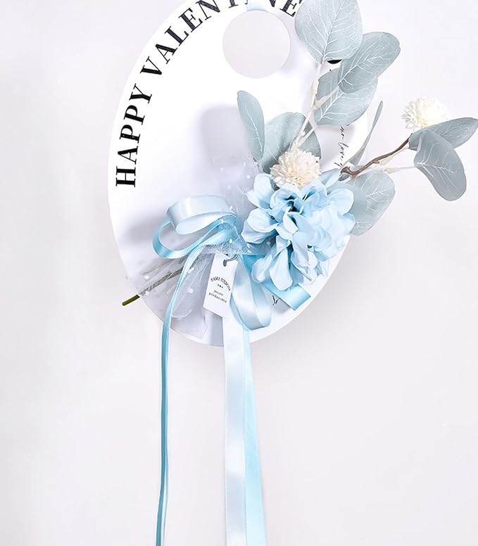 1" x 100 Yards Sky Blue Polyester Satin Ribbon Single Faced Bulk Fabric Ribbons - Image 3