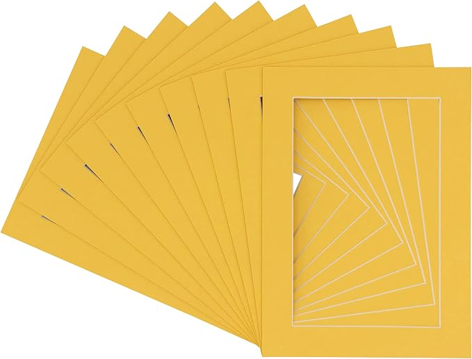 Pack of Ten 8.5x11 Mats Bevel Cut - Image 2
