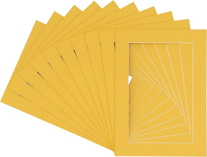 Pack of Ten 8.5x11 Mats Bevel Cut - Image 2