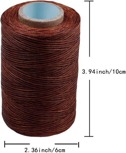 MIUSIE Colorful 284Yards Leather Sewing Waxed Thread-Practical Long Stitching - Image 2