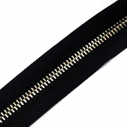 Leekayer #5 Metal Zippers Roll Bulk 2 Yards Black Zipper by The Yards - Image 2