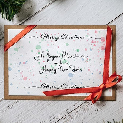 Merry Christmas Clear Stamps for Card Making and Photo Album Decorations - Image 3
