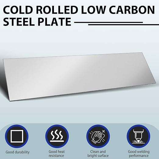 1 pcs 16 Gauge 12 x 48 inch Metal Steel Sheet Steel Plate Mild Carbon Cold - Image 4