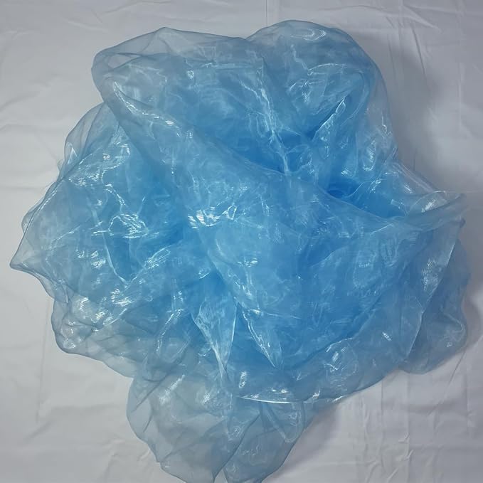 Two-Tone Iridescent Holographic Organza Fabric - Image 4